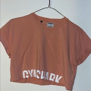 Gymshark crop size small peach